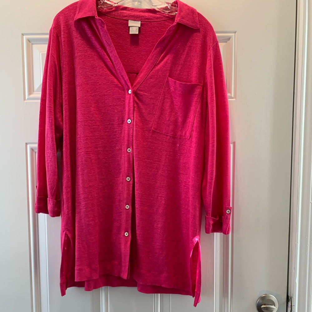 Chico’s Washable Linen Tunic!!